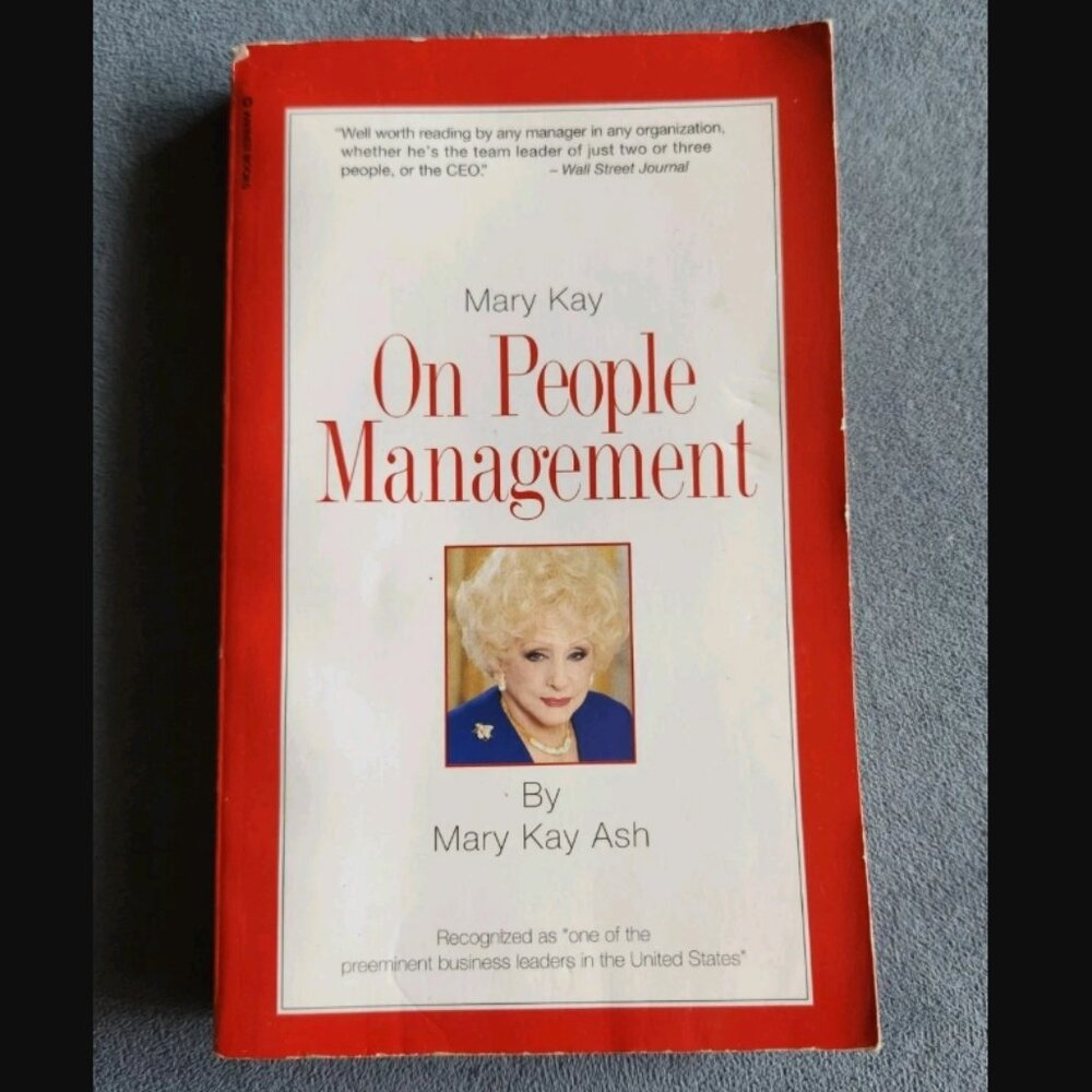 MARY KAY On People Management by Mary Kay Ash 1984 Edition Paperback Book.